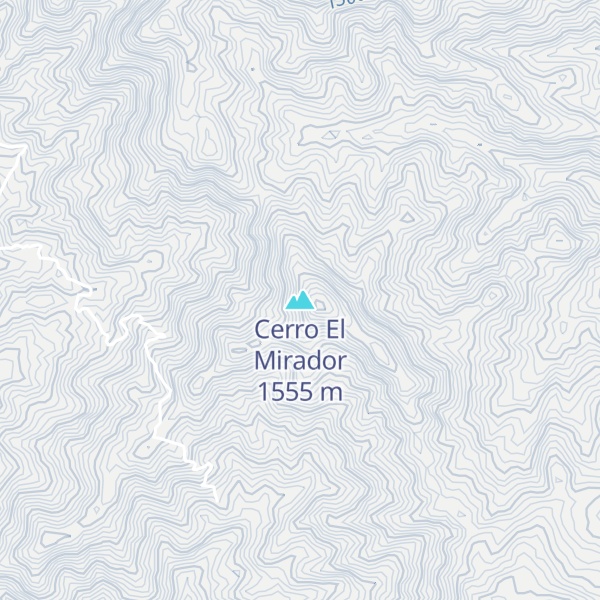 Map of Cerro El Mirador