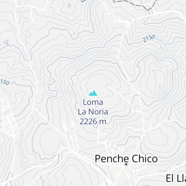 Map of Loma La Noria