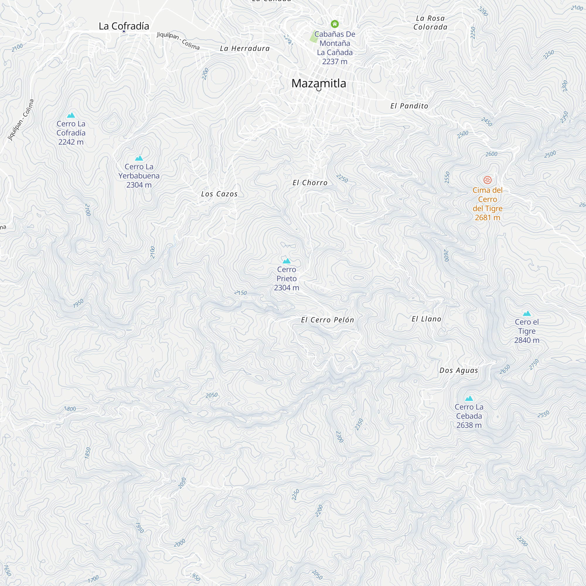 Cabañas Las Morenas Mazamitla map