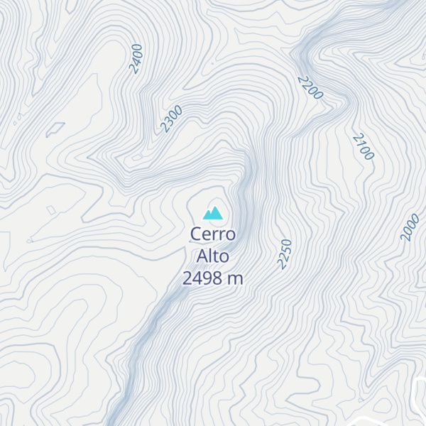 Map of Cerro Alto