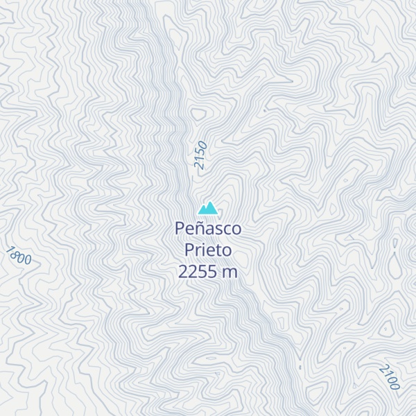 Map of Peñasco Prieto