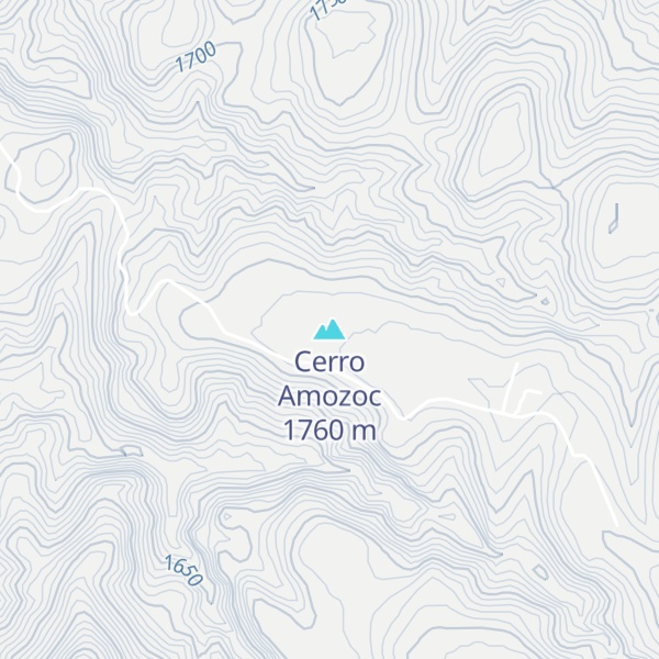 Map of Cerro Amozoc