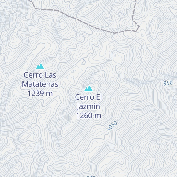 Map of Cerro El Jazmin
