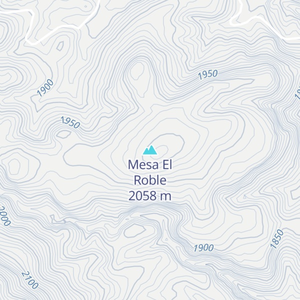 Map of Mesa El Roble