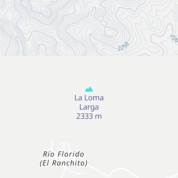 Map of La Loma Larga