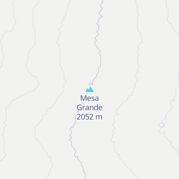 Map of Mesa Grande