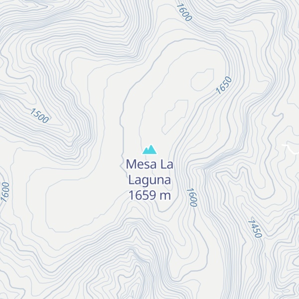 Map of Mesa La Laguna