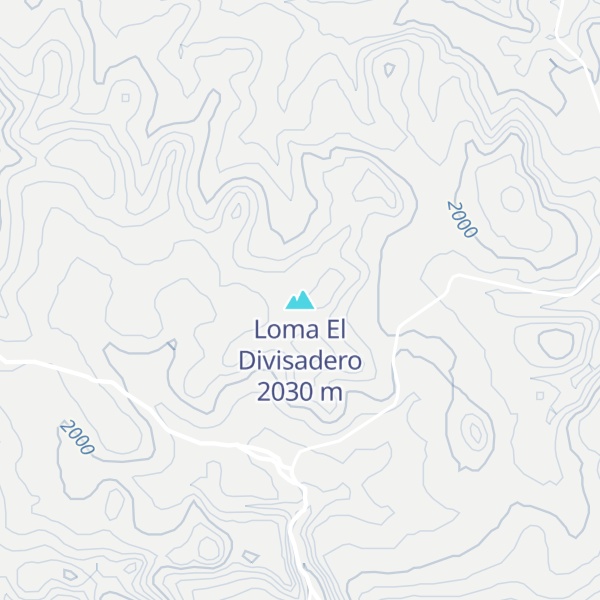 Map of Loma El Divisadero