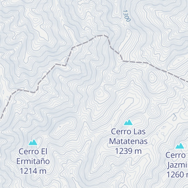 Map of Cerro La Cueva
