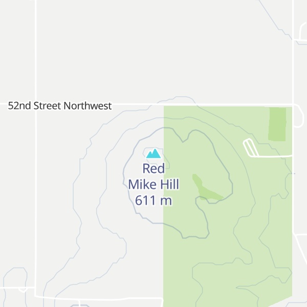 Map of Red Mike Hill