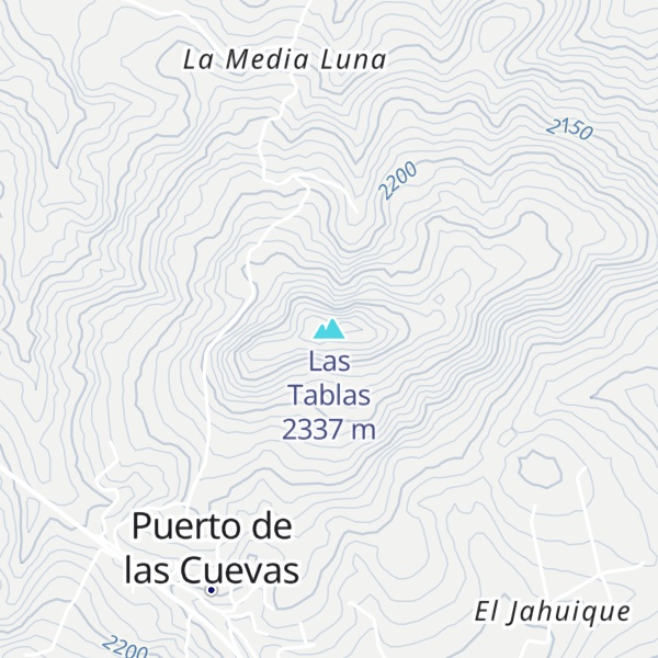 Map of Las Tablas