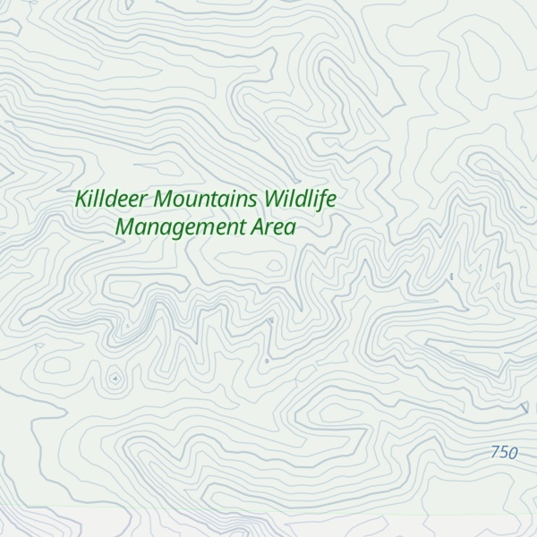 Map of Dillinger Divide