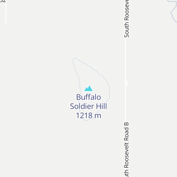 Map of Buffalo Soldier Hill