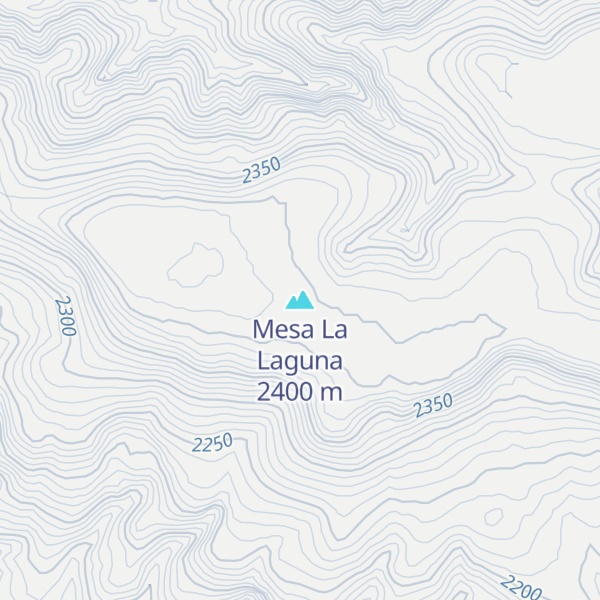 Map of Mesa La Laguna