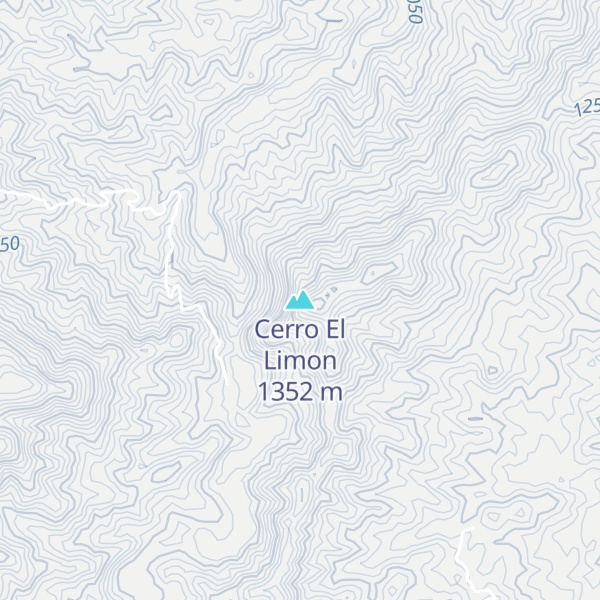 Map of Cerro El Limon