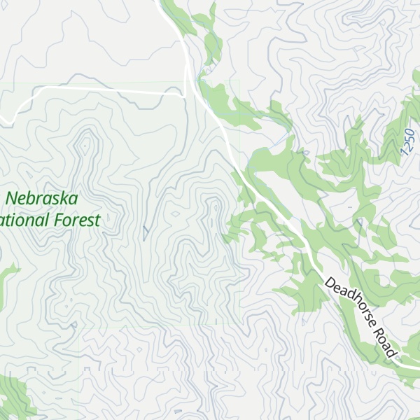 Map of Coffee Mill Butte