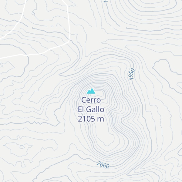 Map of Cerro El Gallo