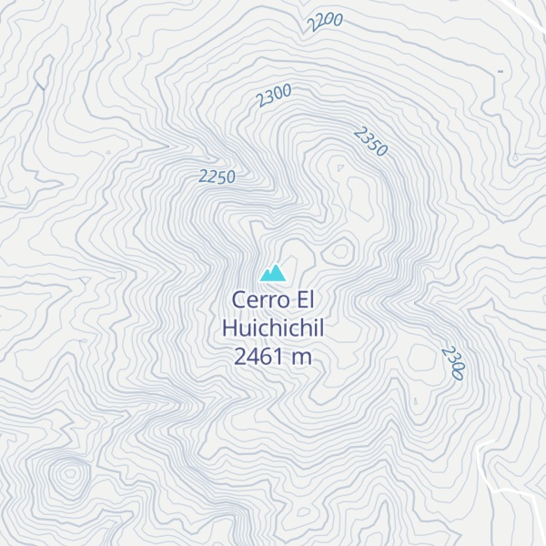Map of Cerro El Huichichil