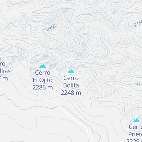 Map of Cerro Bolita