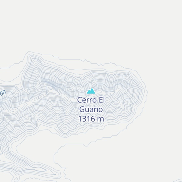 Map of Cerro El Guano