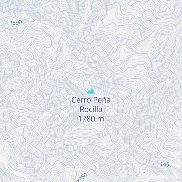 Map of Cerro Peña Rocilla