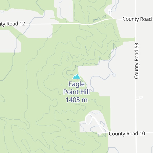 Map of Eagle Point Hill