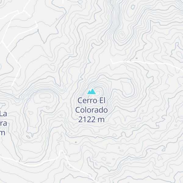 Map of Cerro El Colorado