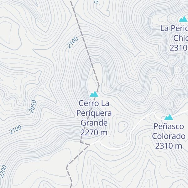 Map of Cerro La Periquera Grande
