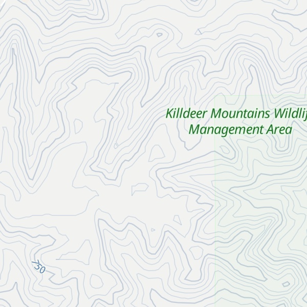Map of Eisenhower Divide