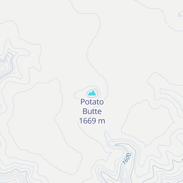 Map of Mount Carrizo