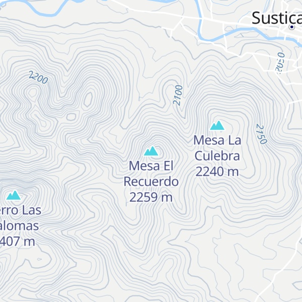 Map of Mesa El Recuerdo