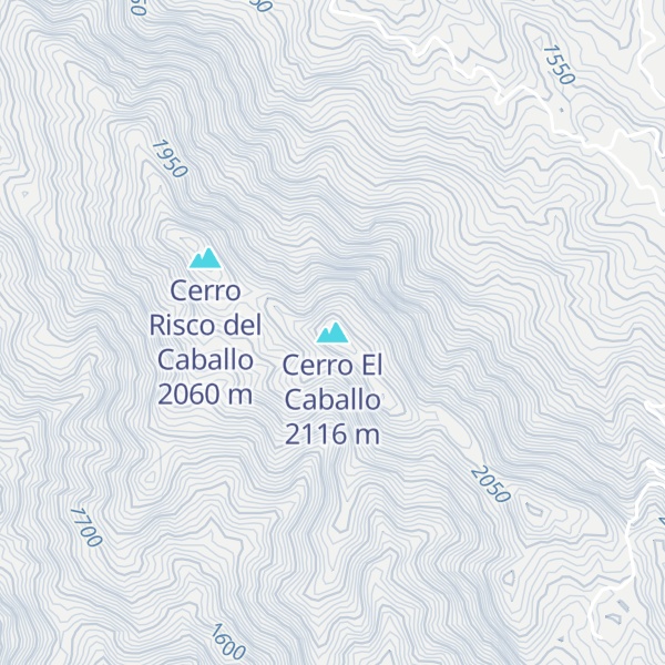 Map of Cerro El Caballo