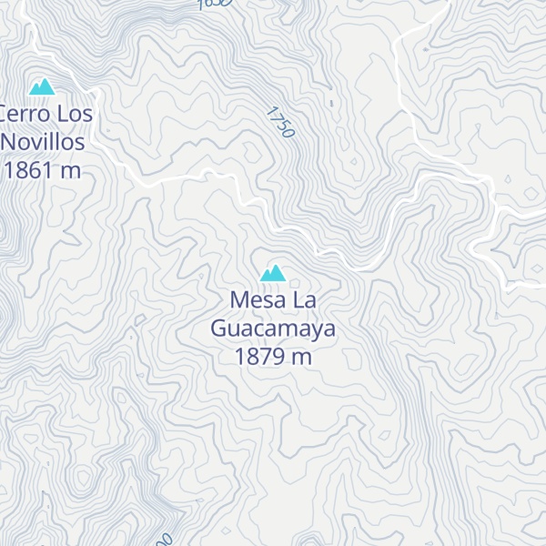 Map of Mesa La Guacamaya