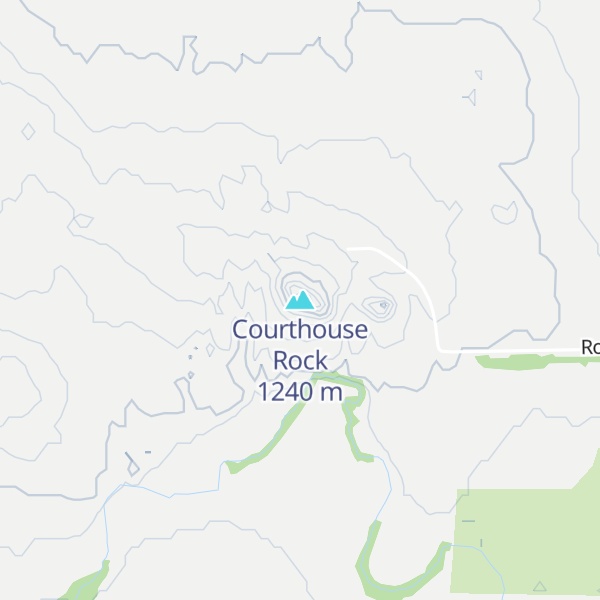Map of Courthouse Rock