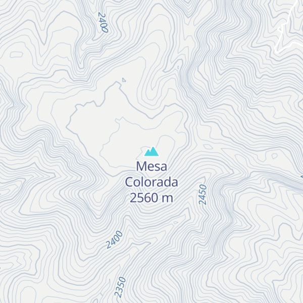 Map of Mesa Colorada