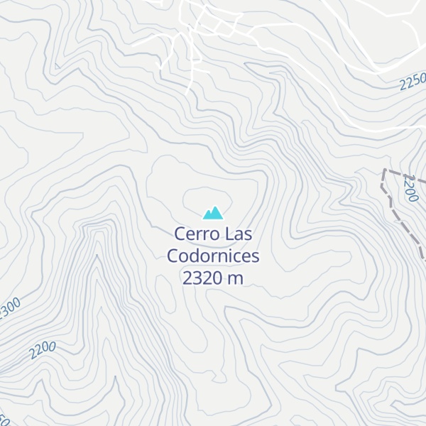 Map of Cerro Las Codornices