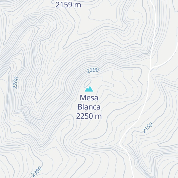 Map of Mesa Blanca