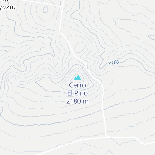 Map of Cerro El Pino