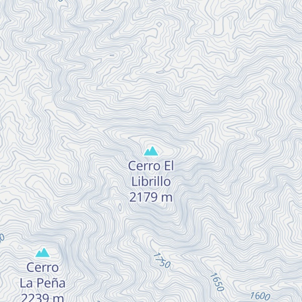 Map of Cerro El Librillo