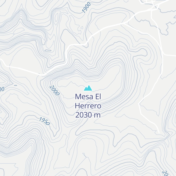 Map of Mesa El Herrero