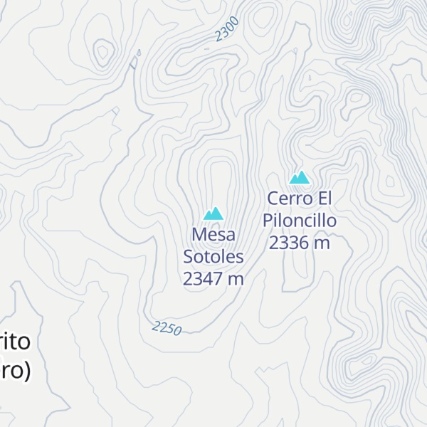 Map of Mesa Sotoles