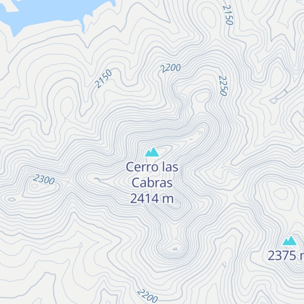 Map of Cerro las Cabras