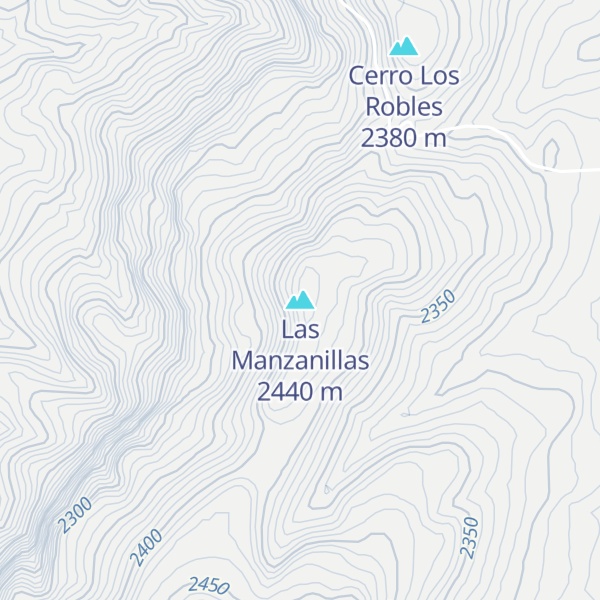 Map of Las Manzanillas