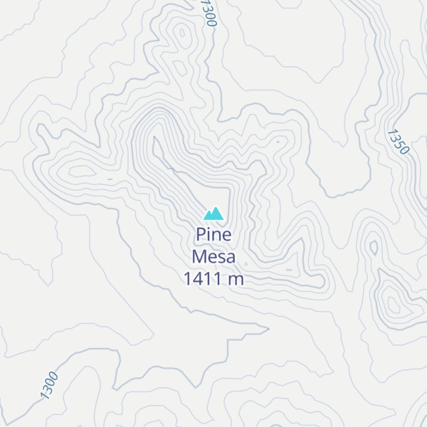 Map of Pine Mesa