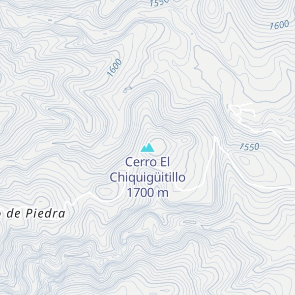 Map of Cerro El Chiquigüitillo