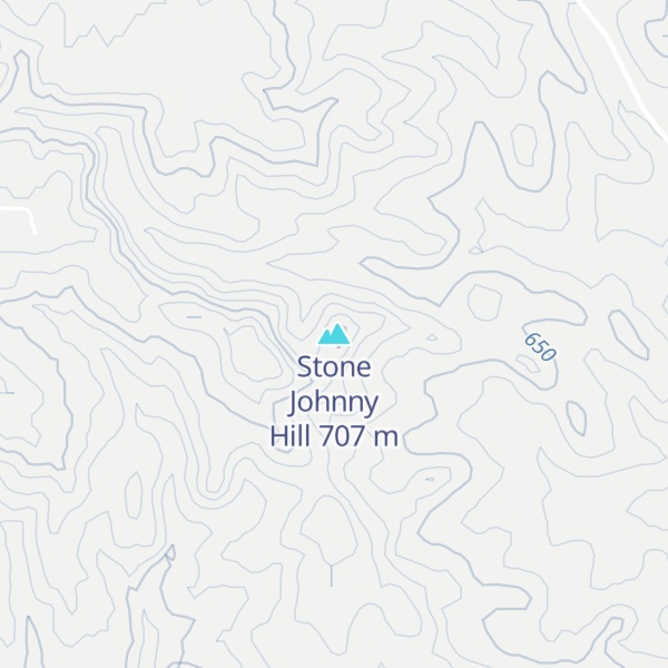 Map of Stone Johnny Hill