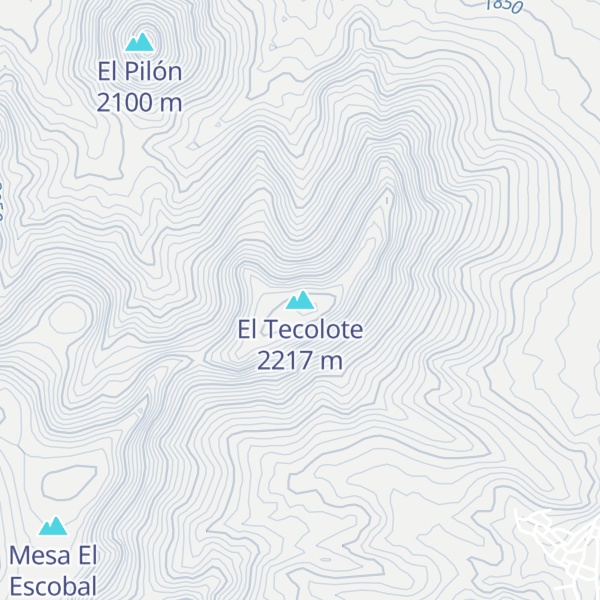 Map of El Tecolote