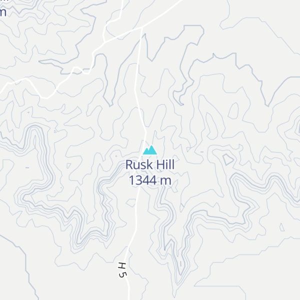 Map of Rusk Hill