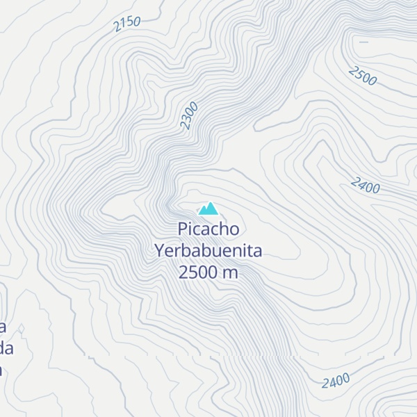 Map of Picacho Yerbabuenita