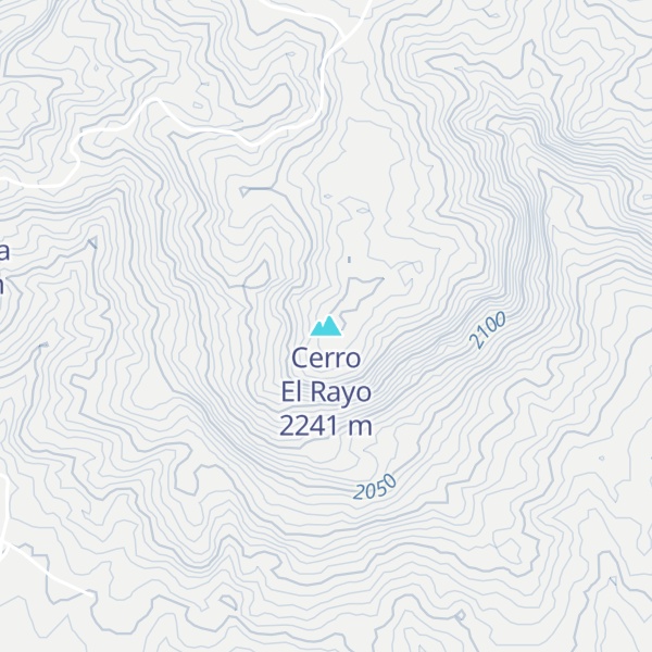 Map of Cerro El Rayo